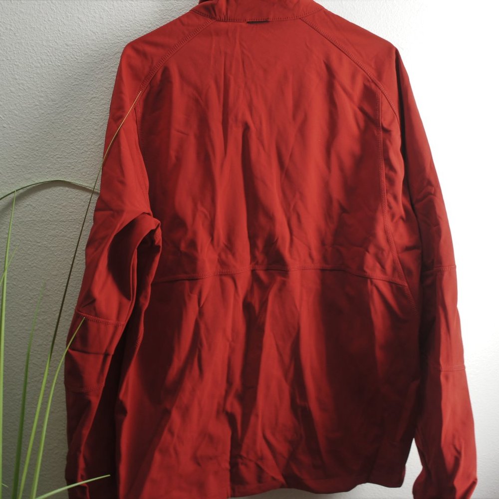 Eddie Bauer Red Soft Shell Jacket Size L Tall - image 5